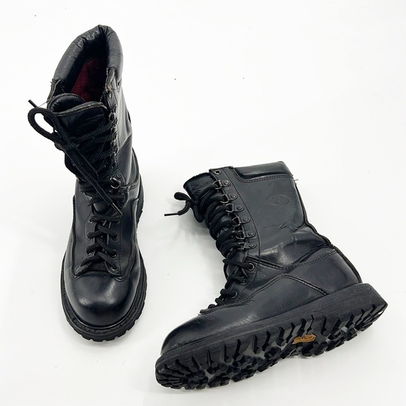 Matterhorn Boots Women's Size 5.5 Combat Leather Black 1950